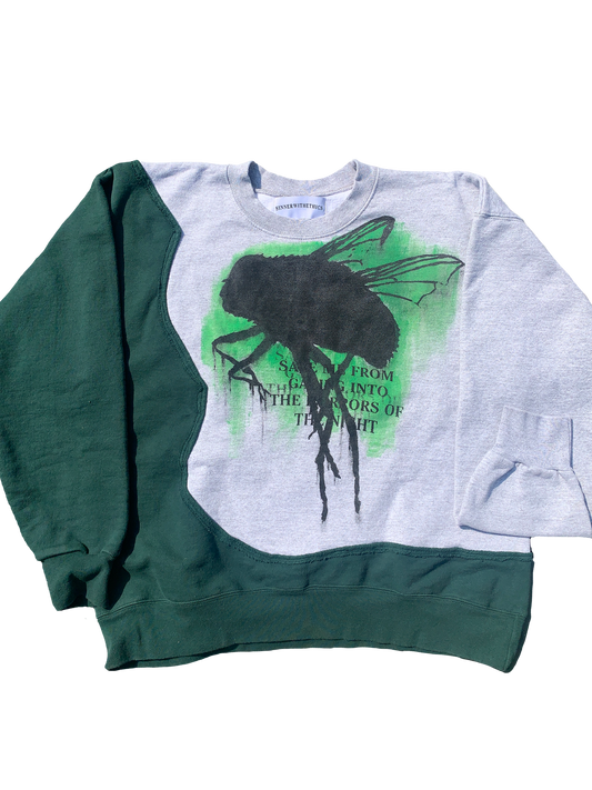 "FESTERING"  RECONSTRUCTED SWEATER 1/1