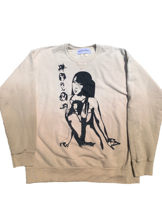 "FREEZE" VINTAGE WASHED SWEATER 1/1