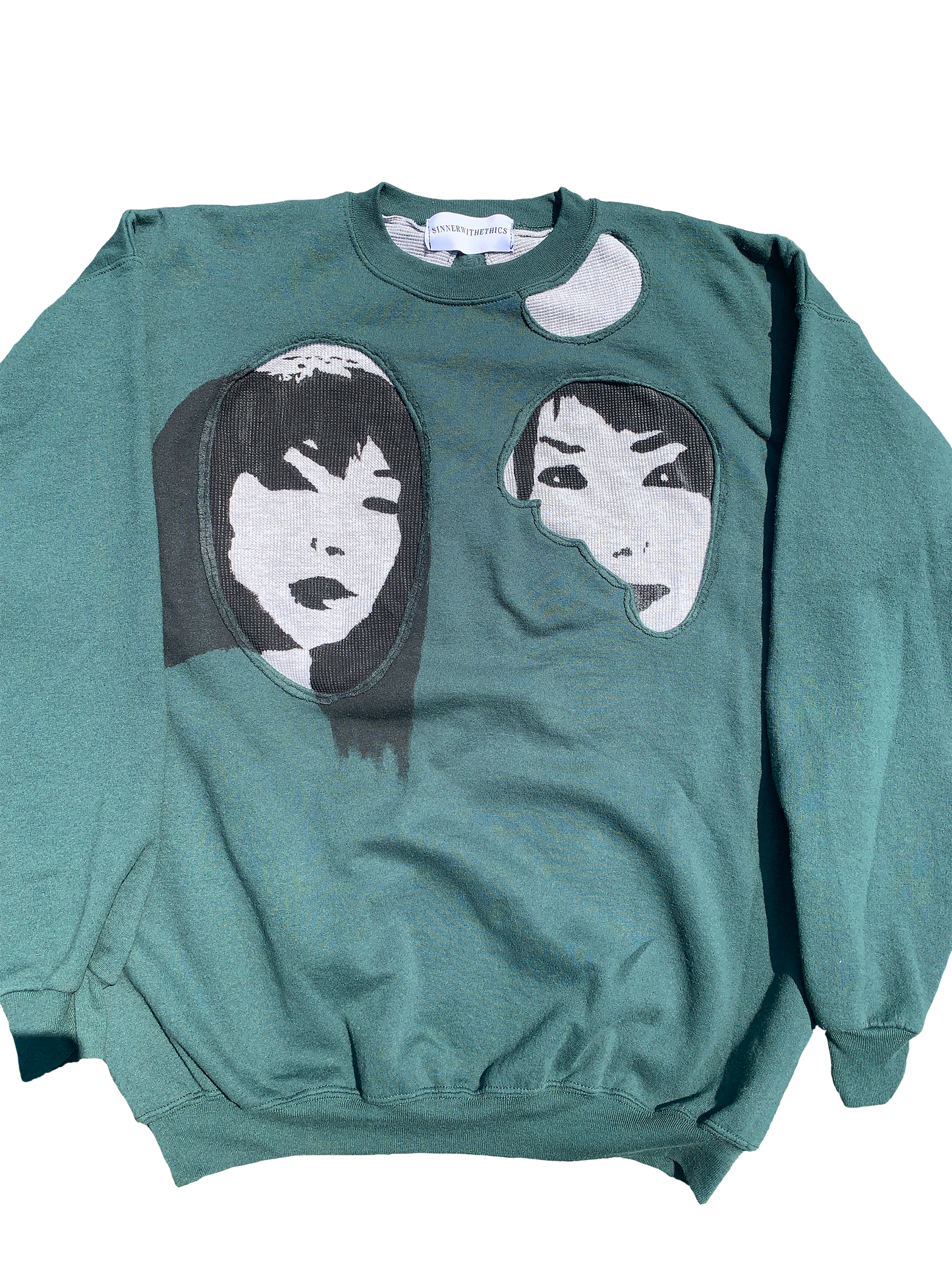 "MIRRORS" RECONSTRUCTED VINTAGE SWEATER 1/1