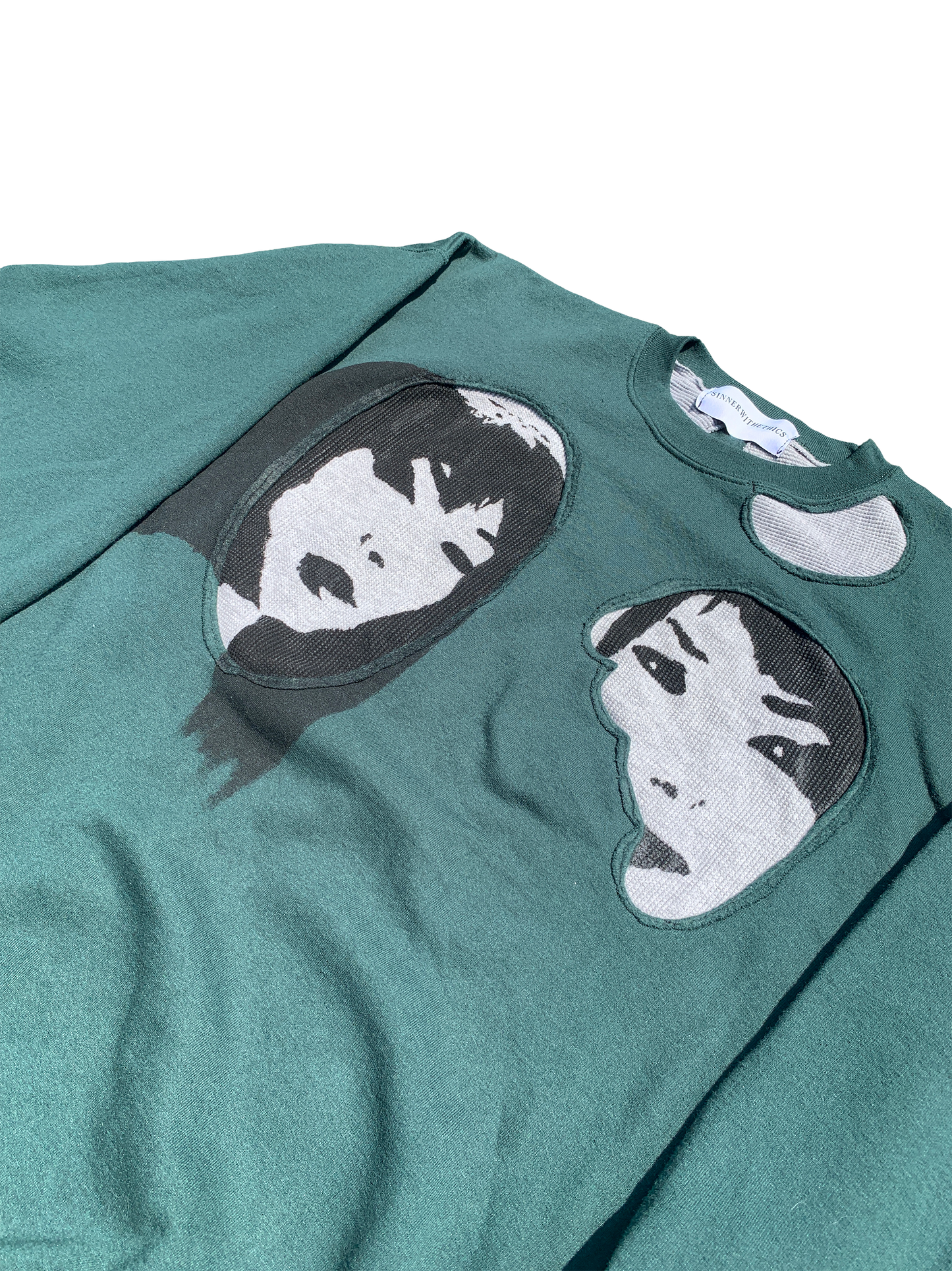 "MIRRORS" RECONSTRUCTED VINTAGE SWEATER 1/1