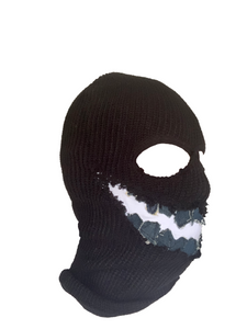 "DENIM TEETH" RECONSTRUCTED SKI MASK