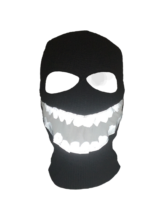 "BAD TEETH" REFLECTIVE SKI MASK
