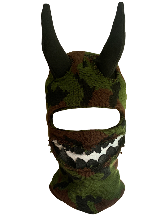 "SURVIVOR'S GUILT" 1/1 HORNED SKI MASK