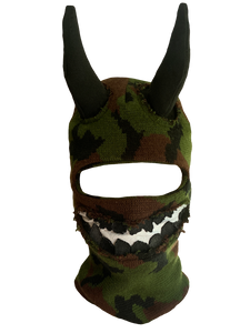 "SURVIVOR'S GUILT" 1/1 HORNED SKI MASK