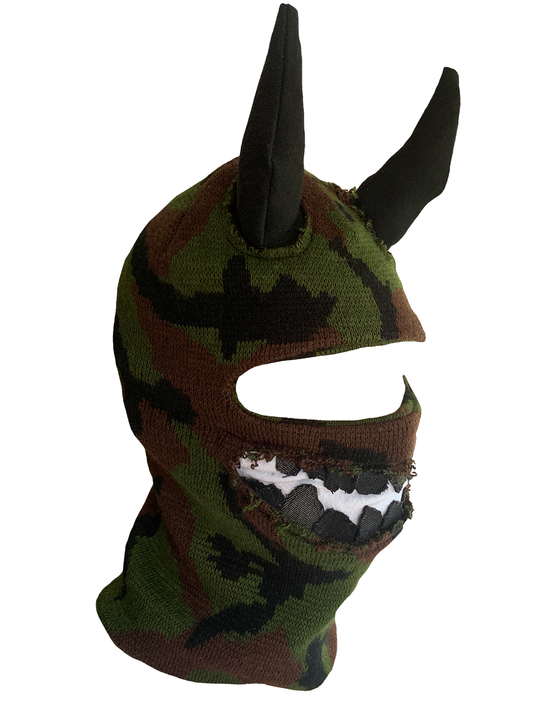 "SURVIVOR'S GUILT" 1/1 HORNED SKI MASK
