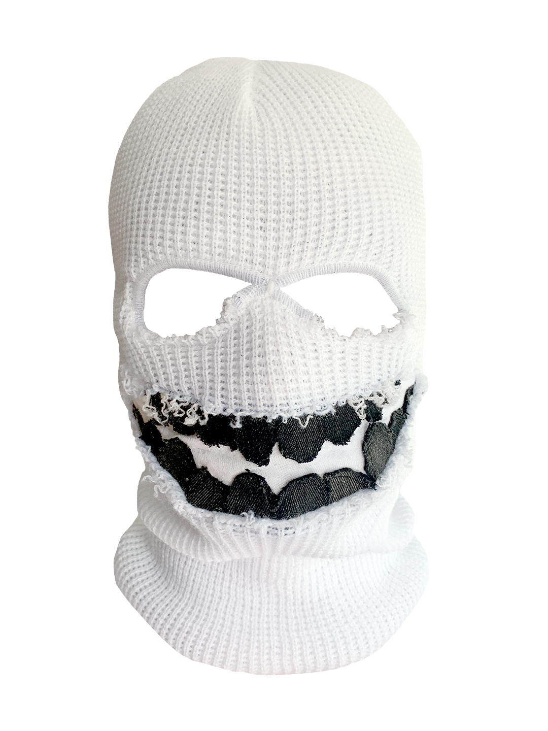"GRAFTED TEETH" RECONSTRUCTED SKI MASK