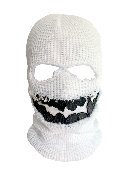 "GRAFTED TEETH" RECONSTRUCTED SKI MASK
